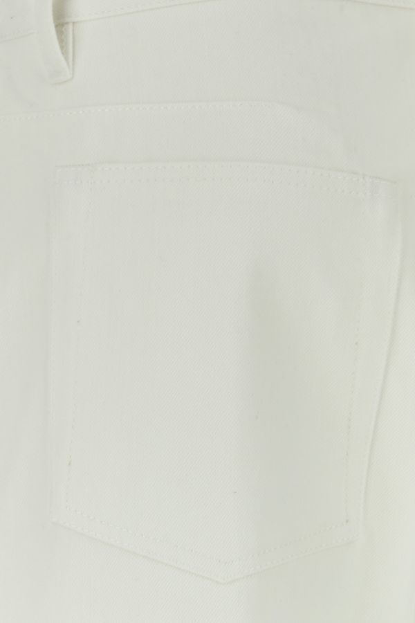 【送料&関税込】Jil Sander Jeans In White Cotton Jil Sander Men's Off White Straight-Leg Jeans - Bergdorf Goodman