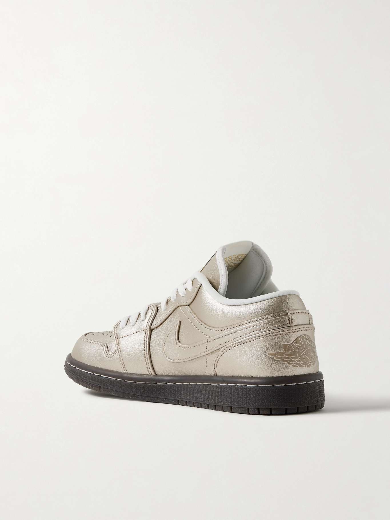 Air Jordan 1 Low metallic leather sneakers - 3