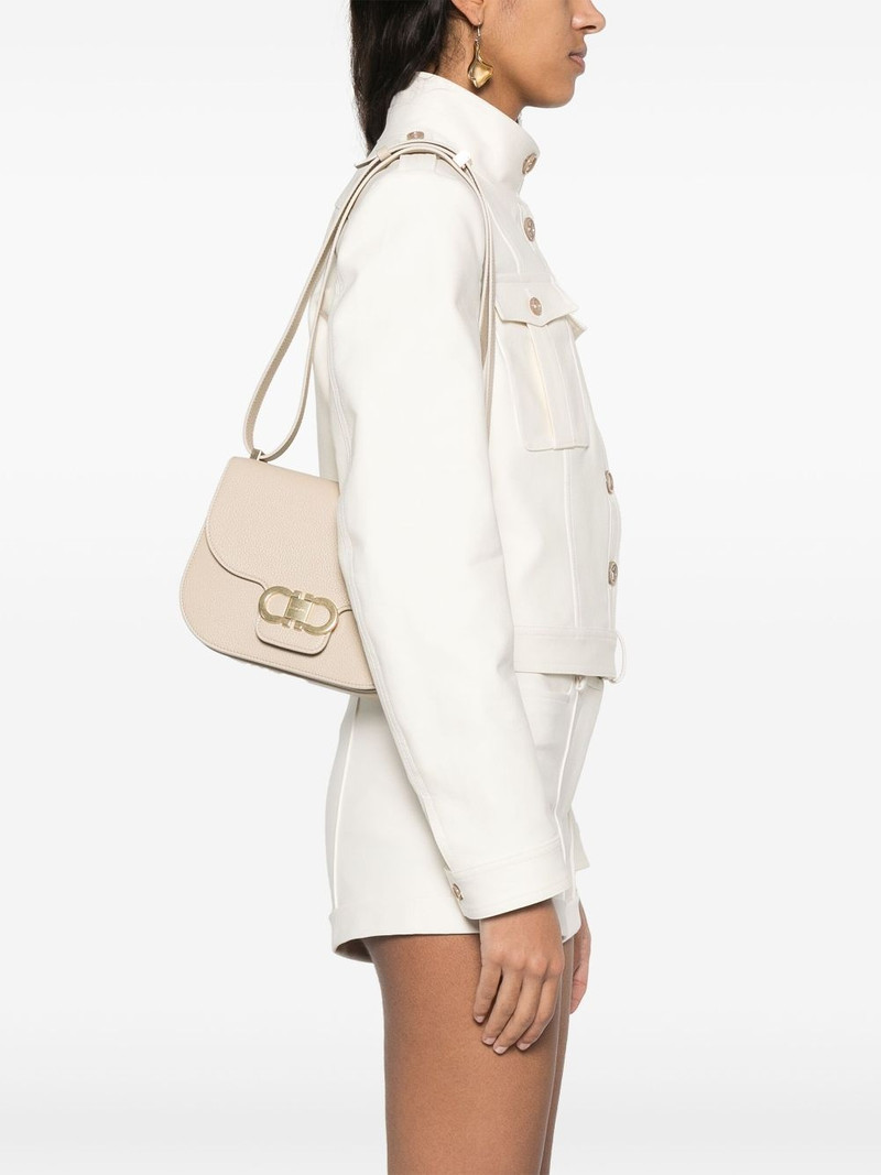 FERRAGAMO Double Gancini cross body bag outlook
