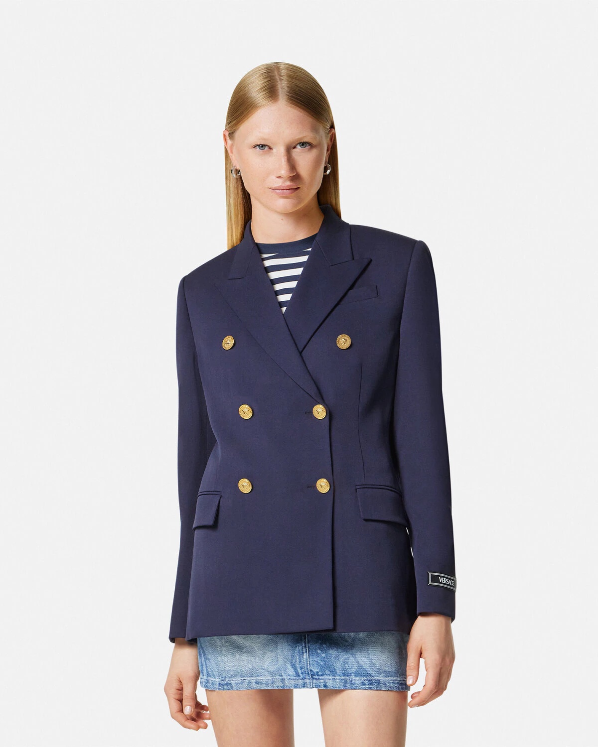 Slim Masculine Double-Breasted Blazer - 4