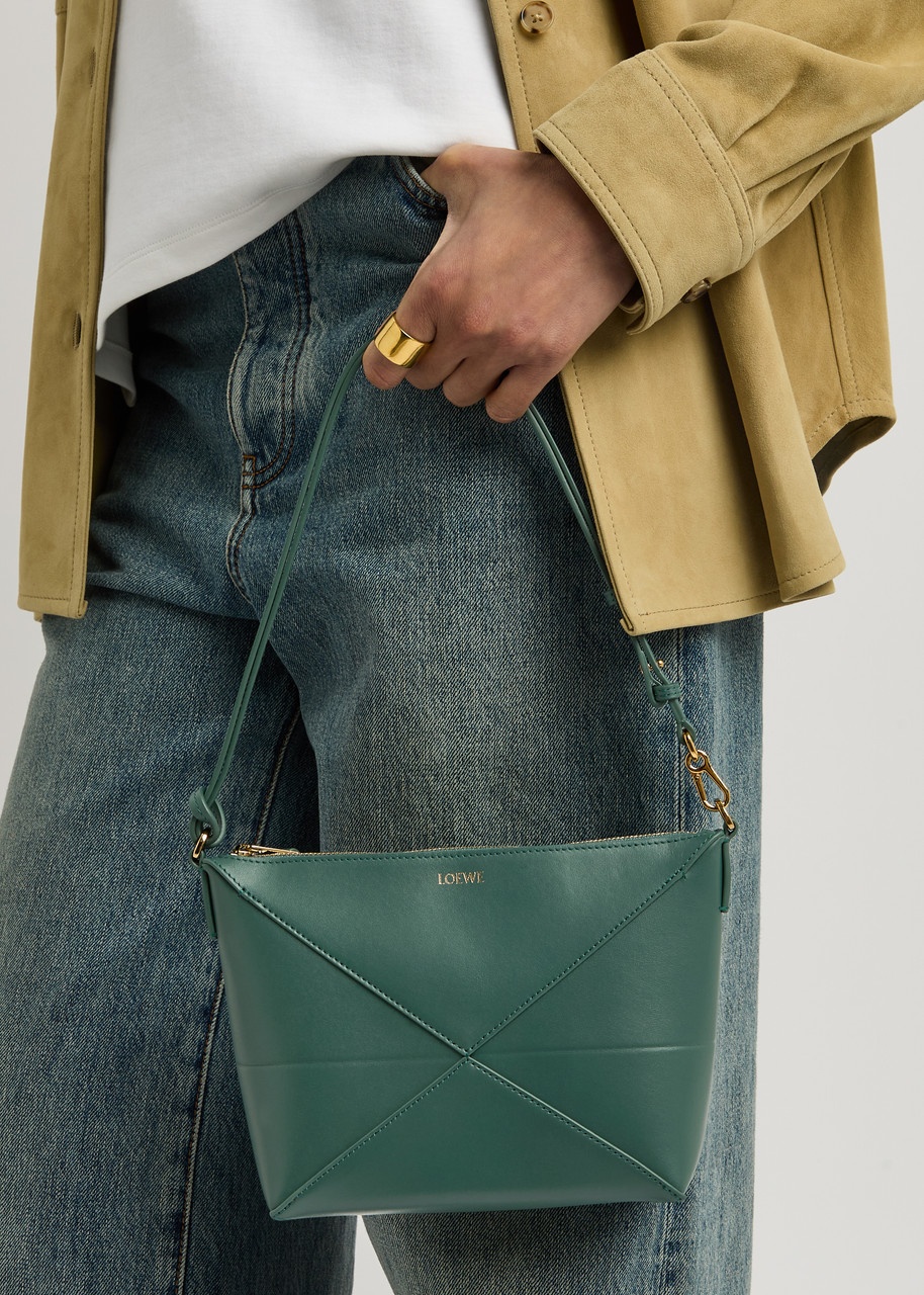 Loewe Puzzle Fold Leather Shoulder bag - 4