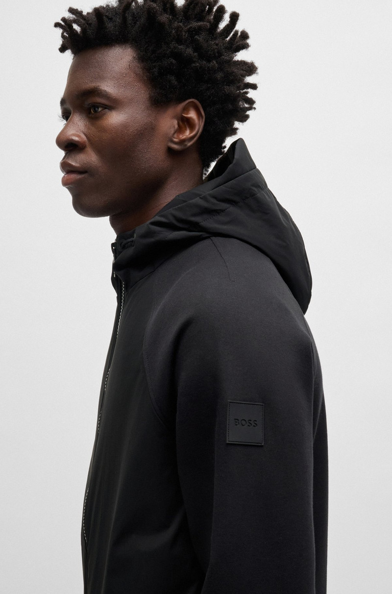 ZIP-UP HOODIE WITH CONTRAST INSERTS 3