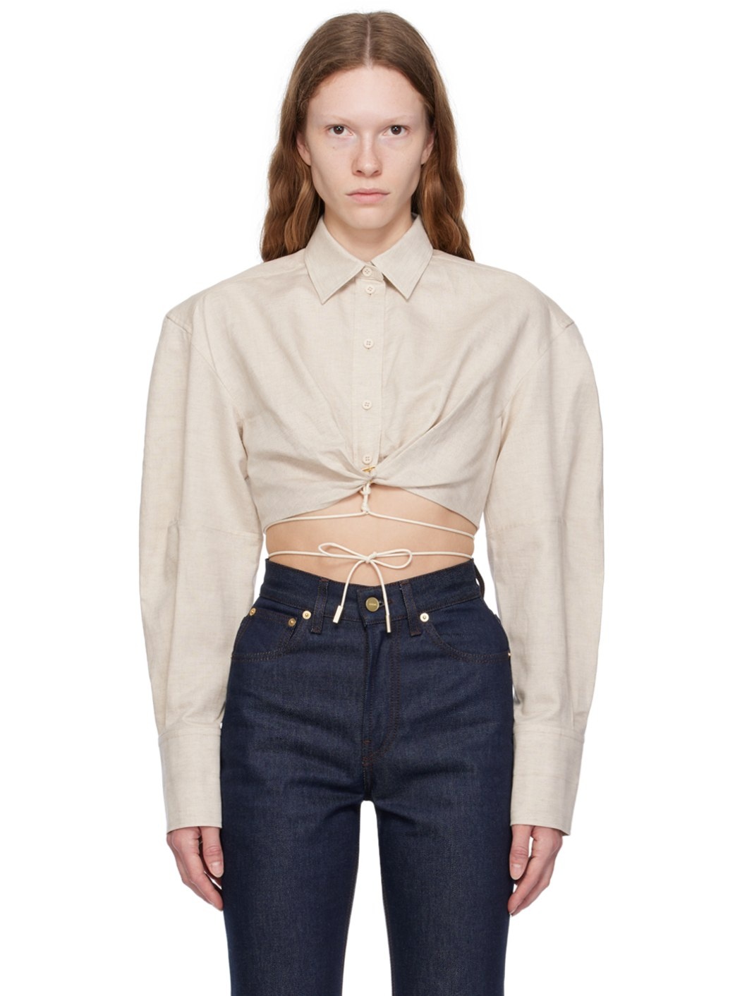 Beige Le Chouchou 'La Chemise Plidao' Shirt - 1