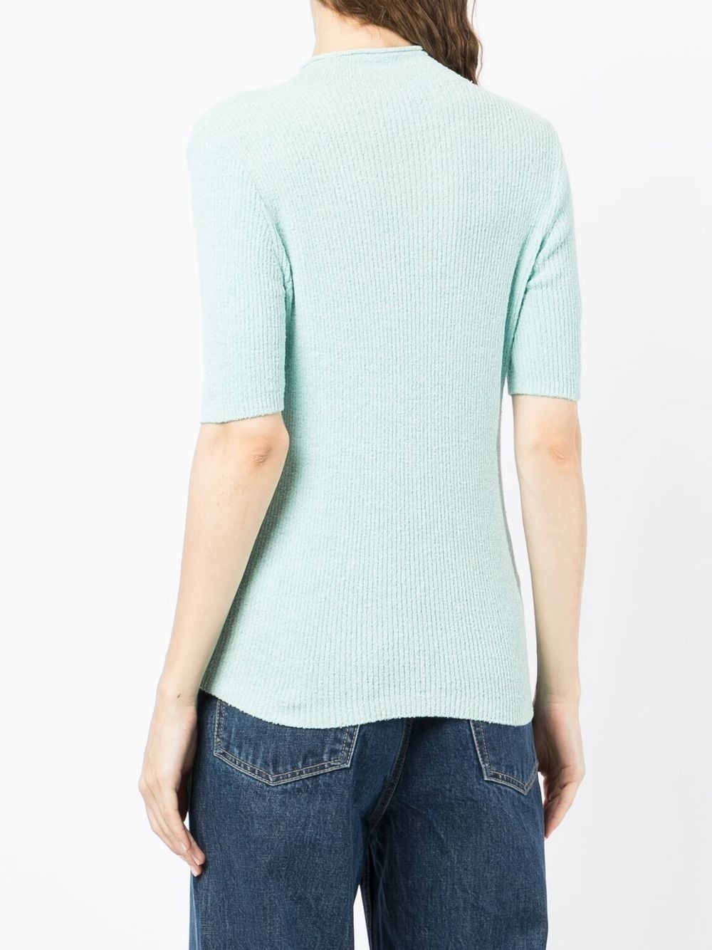 ribbed short-sleeve T-shirt - 4