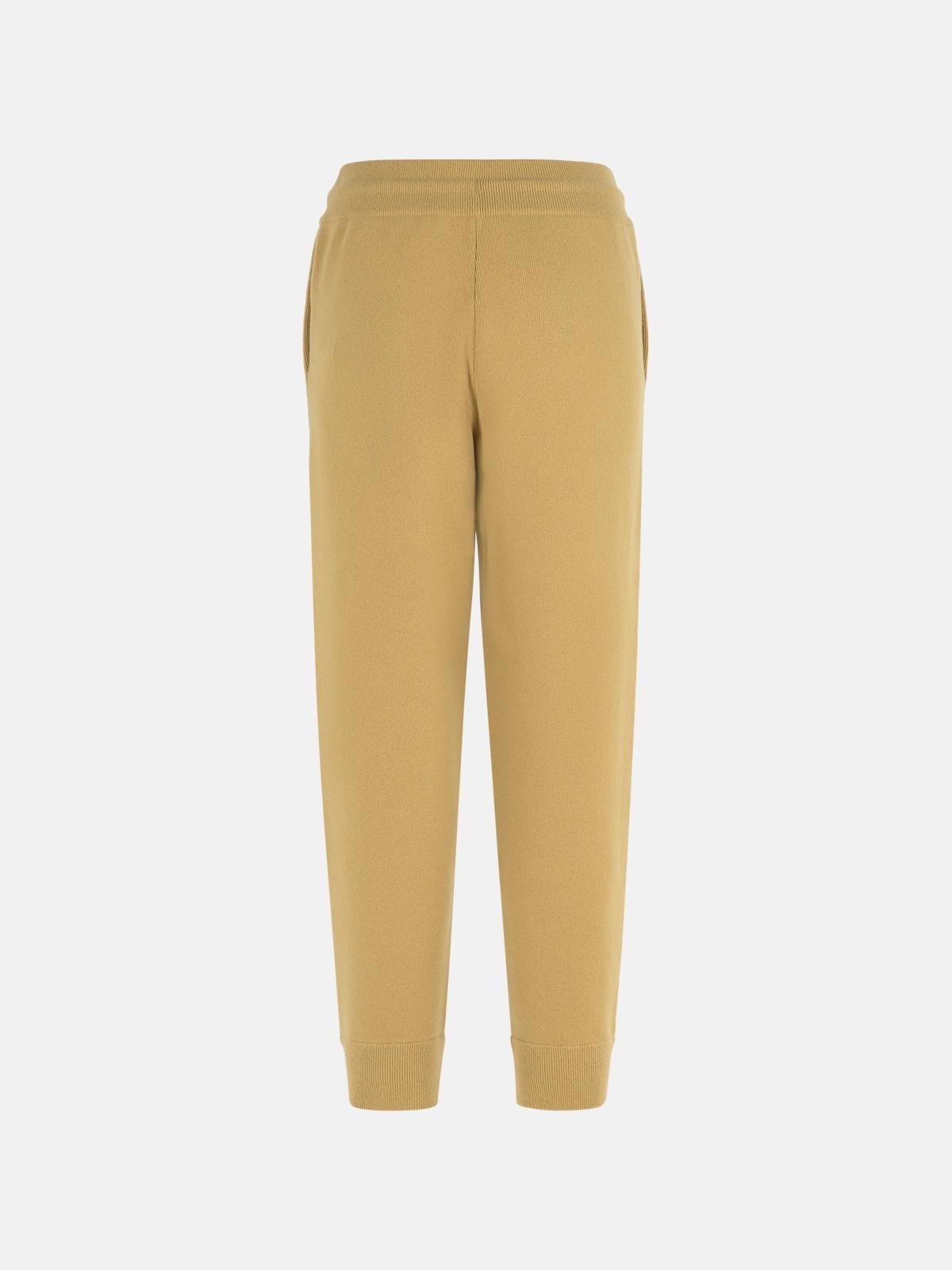 'FLAX' CASHMERE BLEND JOGGING PANTS - 3