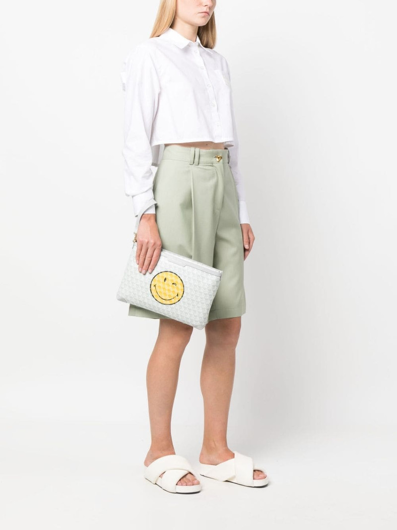 Anya Hindmarch I Am A Plastic Bag Wink clutch bag outlook