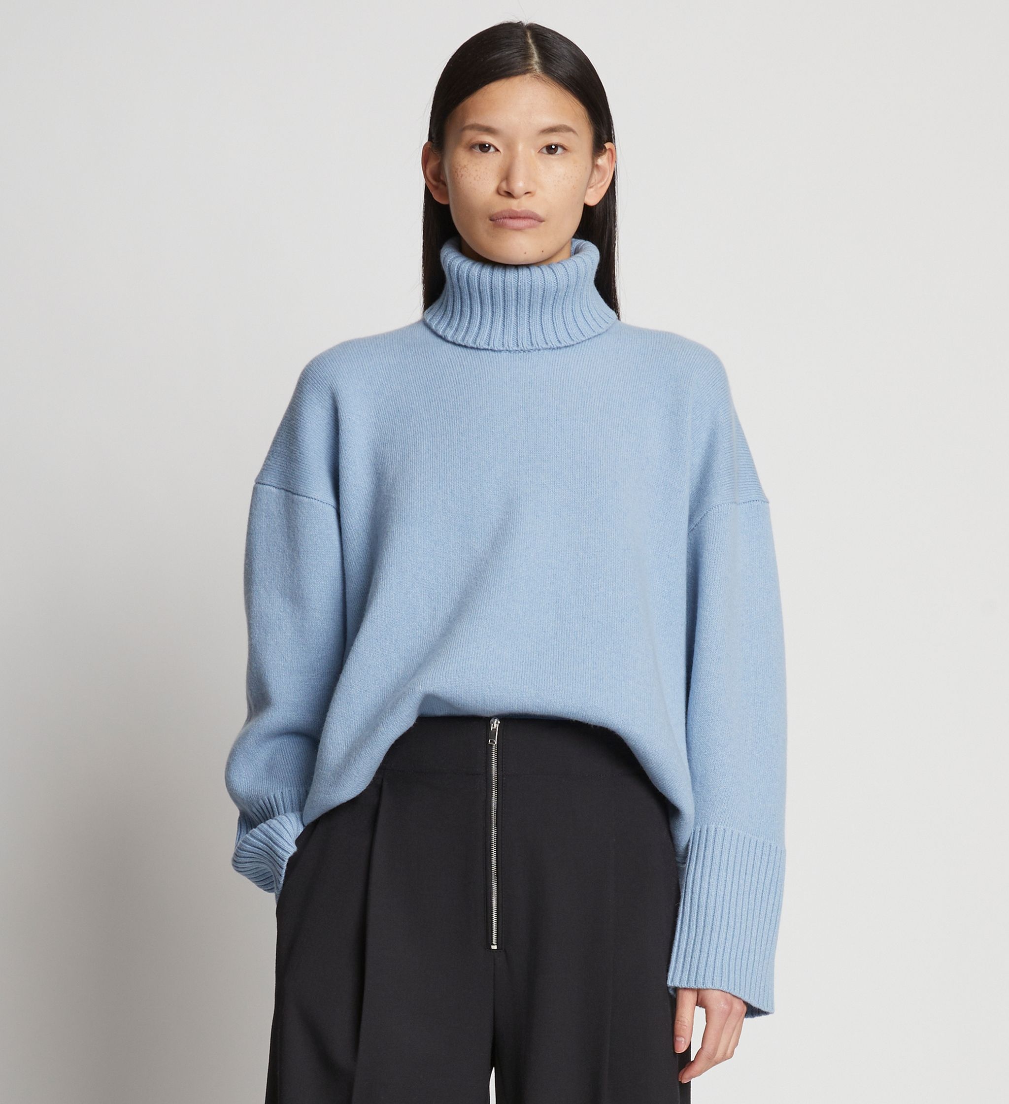 Doubleface Cashmere Oversized Turtleneck - 2