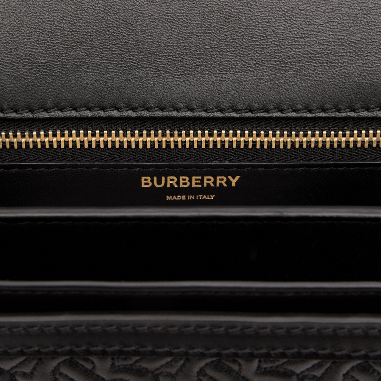 Medium Quilted Monogram Lambskin TB Bag - 9