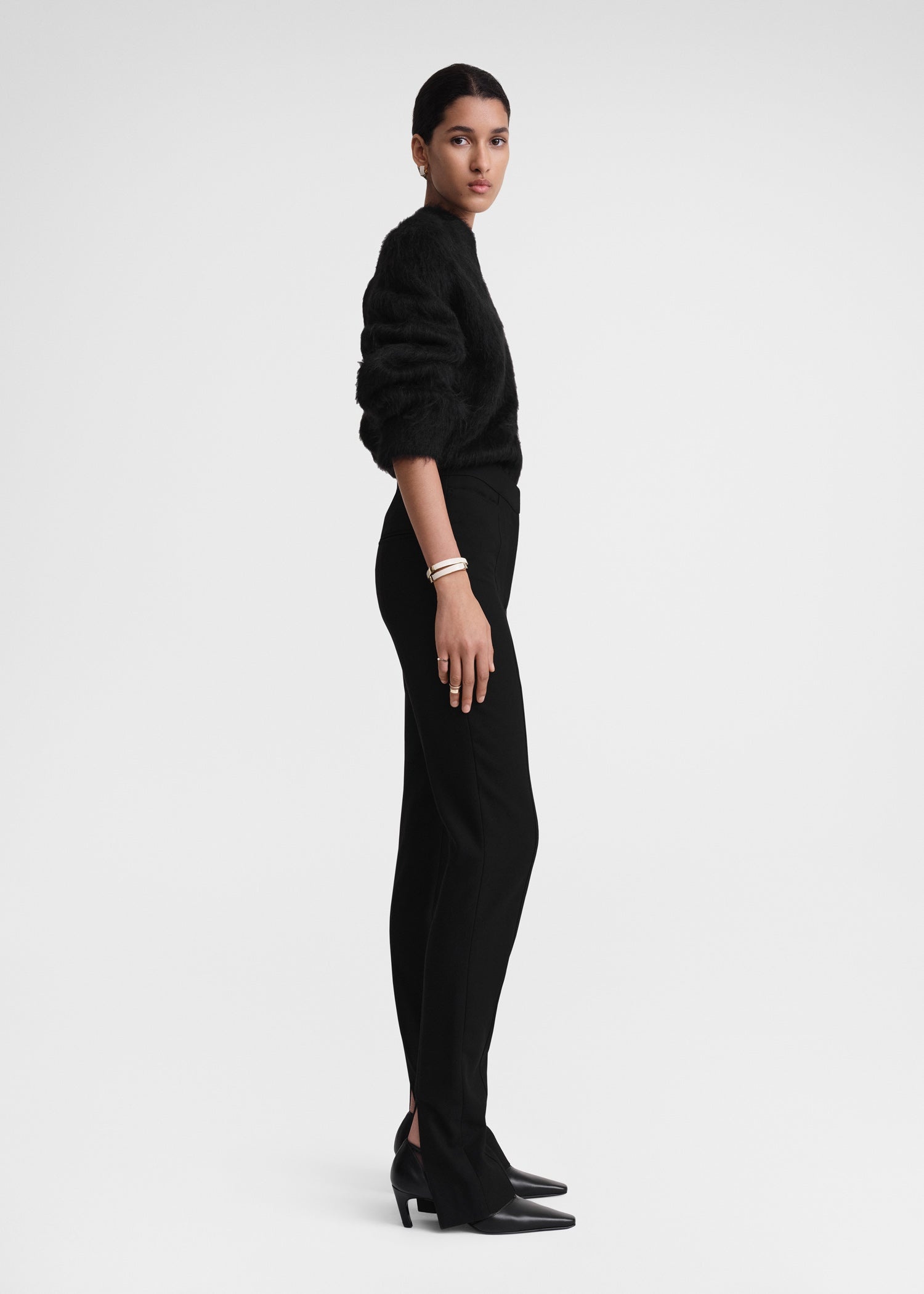 Slim suit trousers black - 3