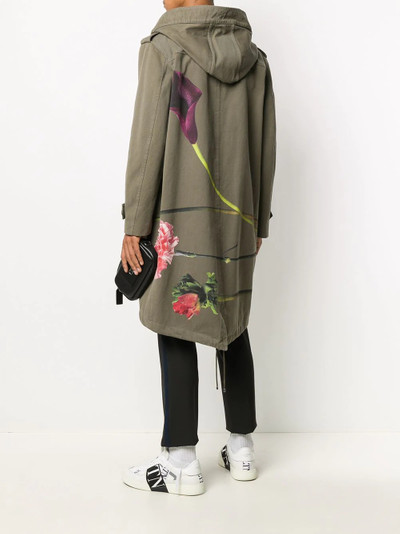 Valentino photograph print coat outlook