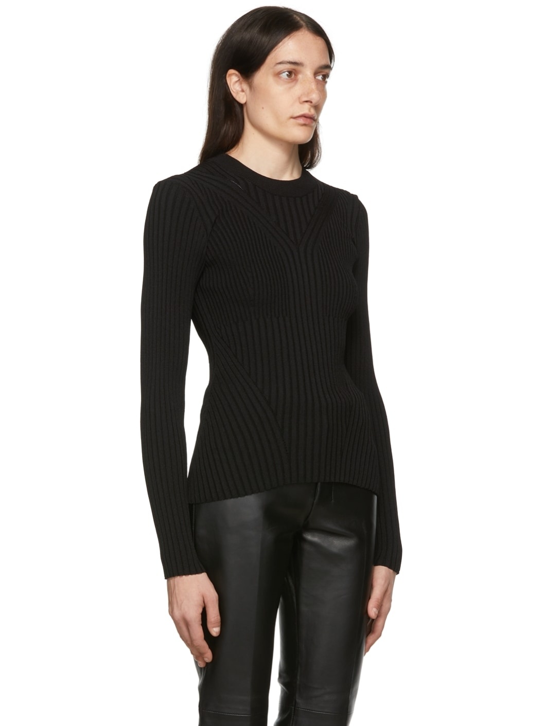 Black Viscose Sweater - 2