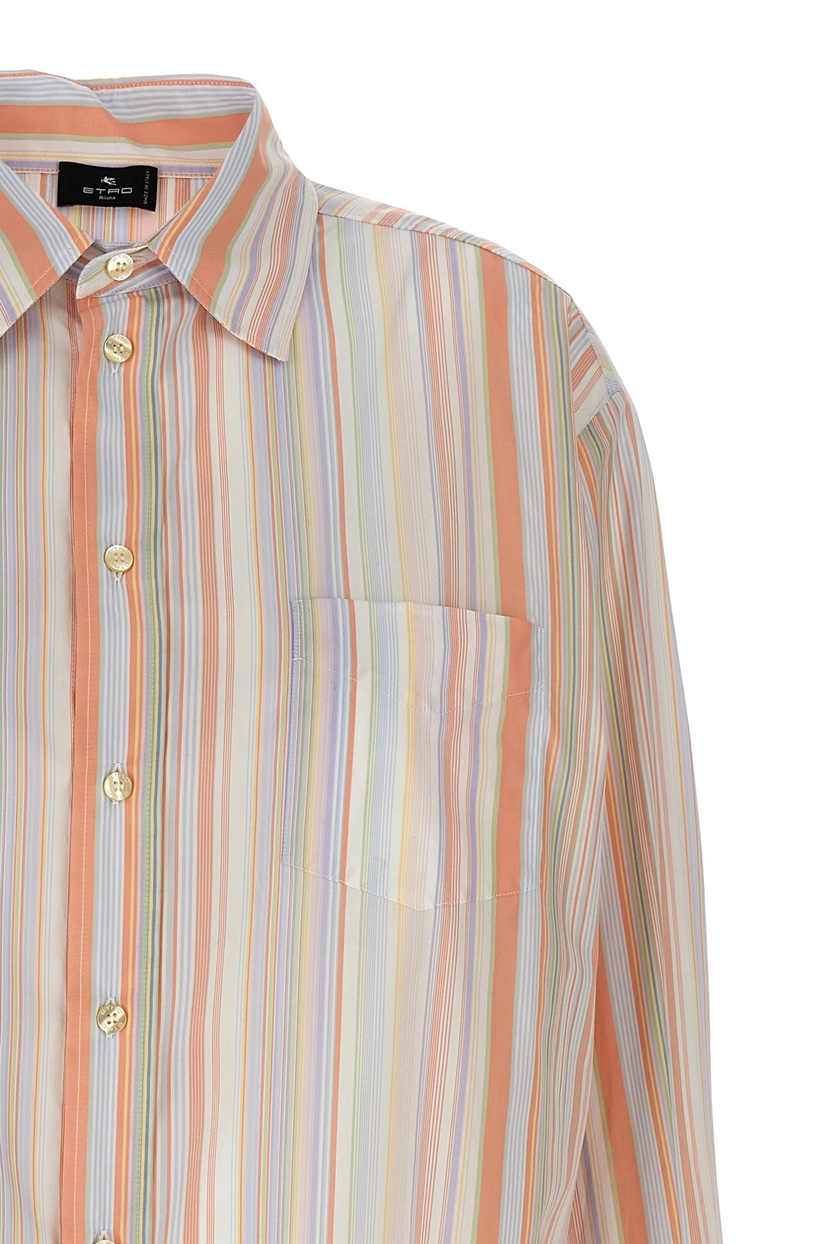 Paisley insert shirt - 4