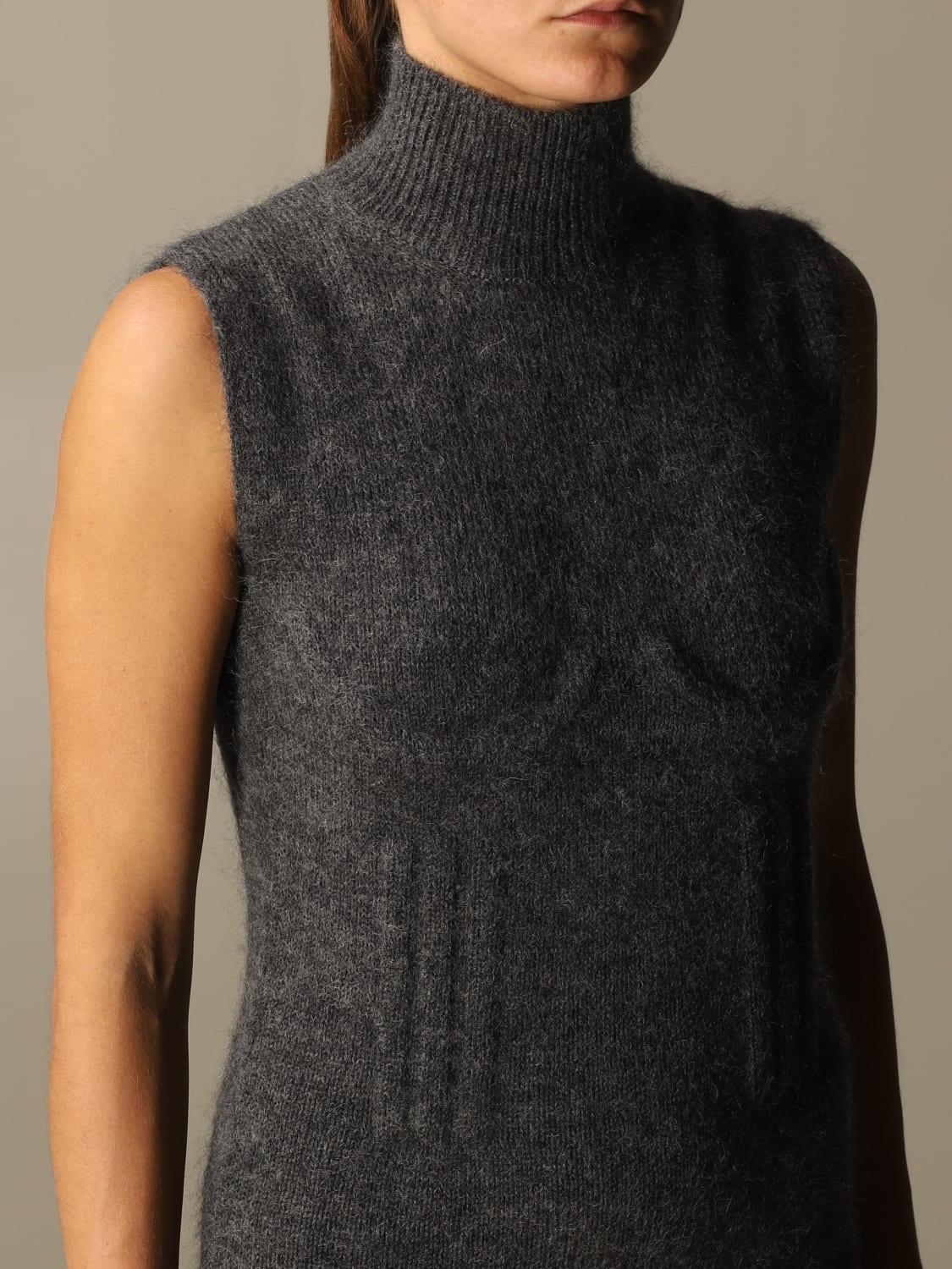 Fendi midi dress in wool and cashmere - 5