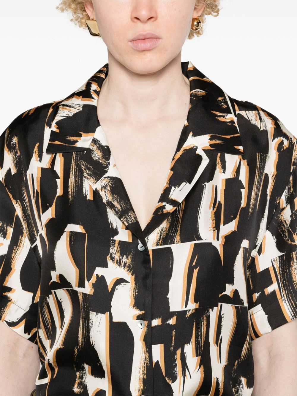 Prague abstract-print shirt - 5