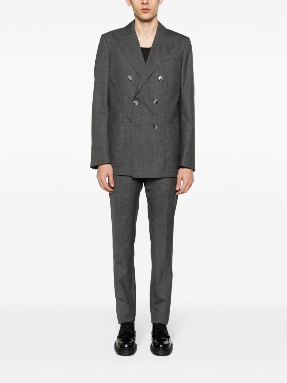 tailored virgin wool trousers - 2
