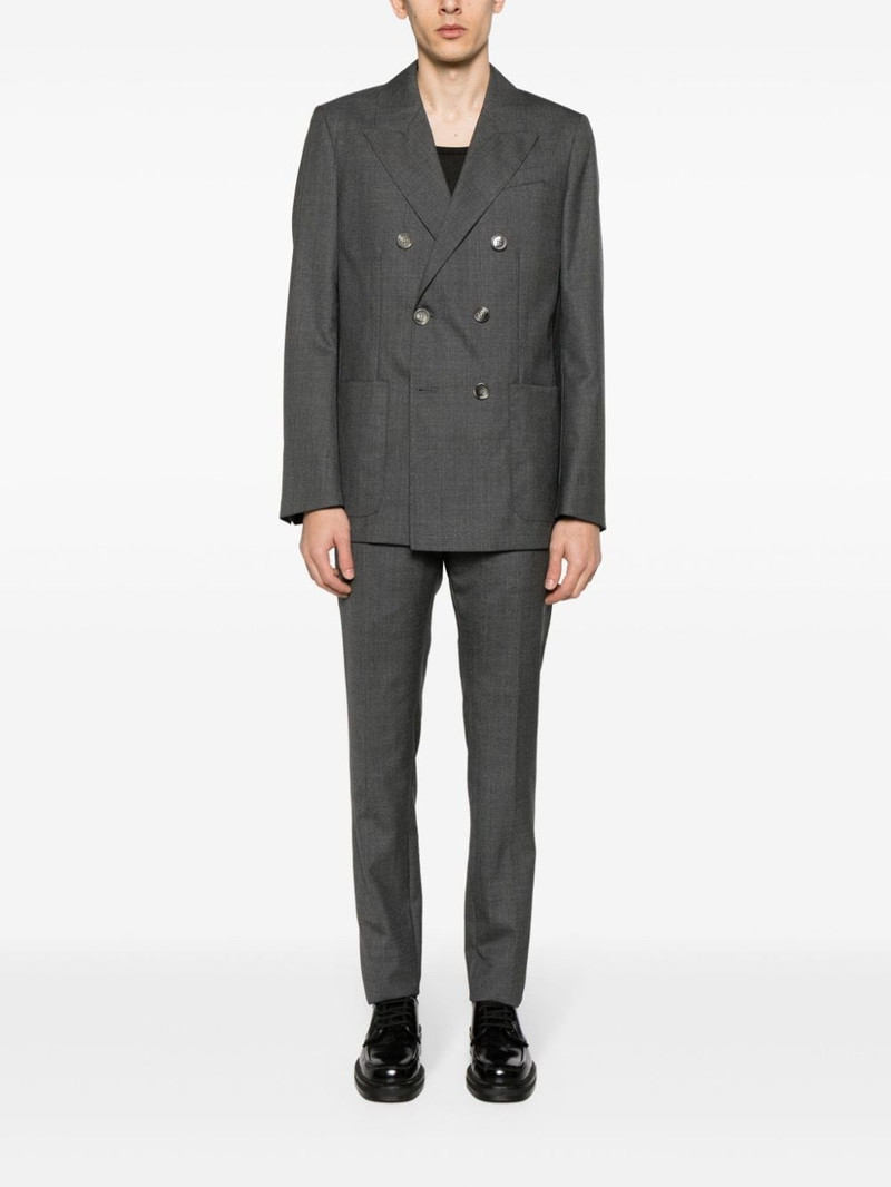 AMI Paris tailored virgin wool trousers outlook