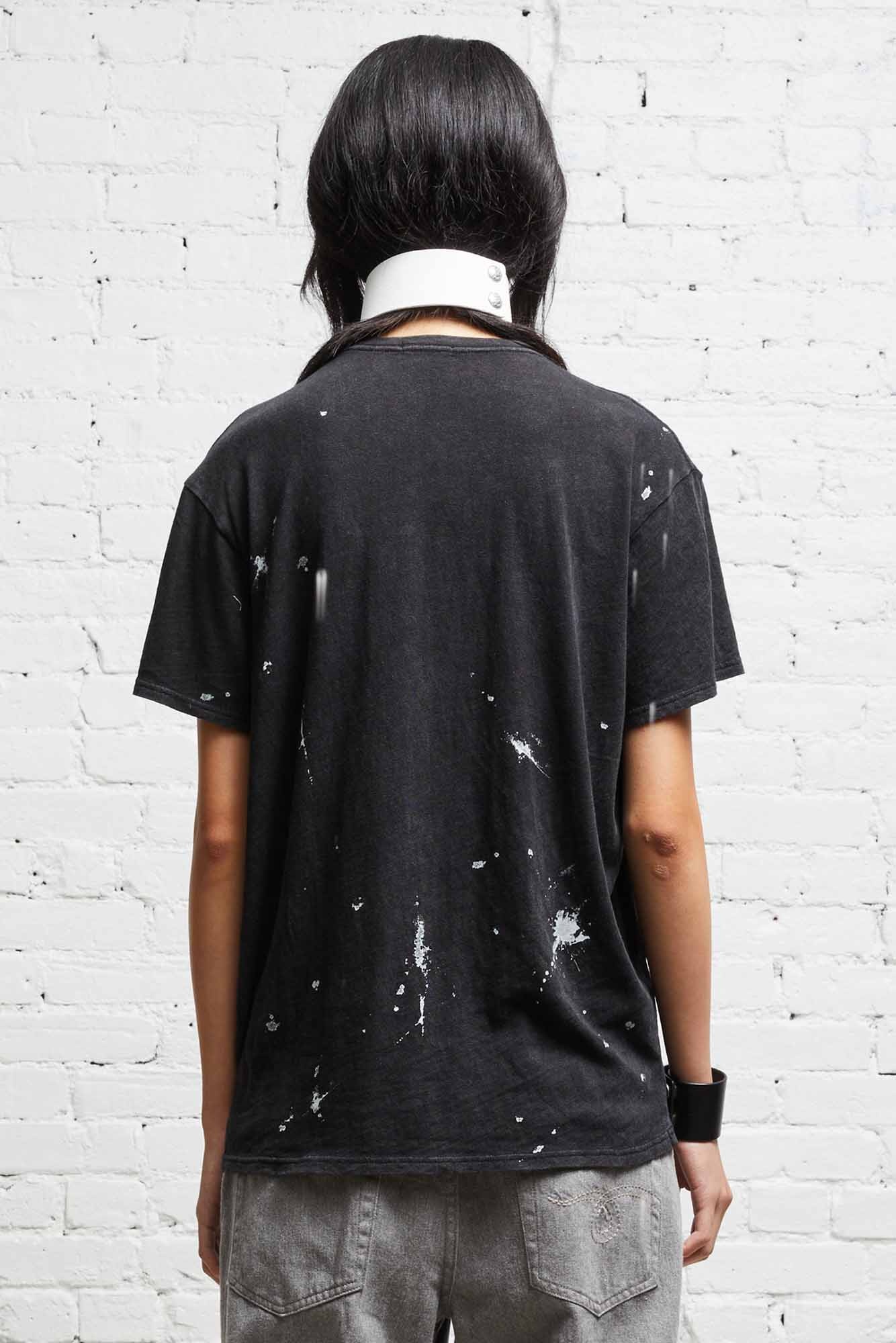 R13 NEW YORK BOY T - ACID BLACK - 5