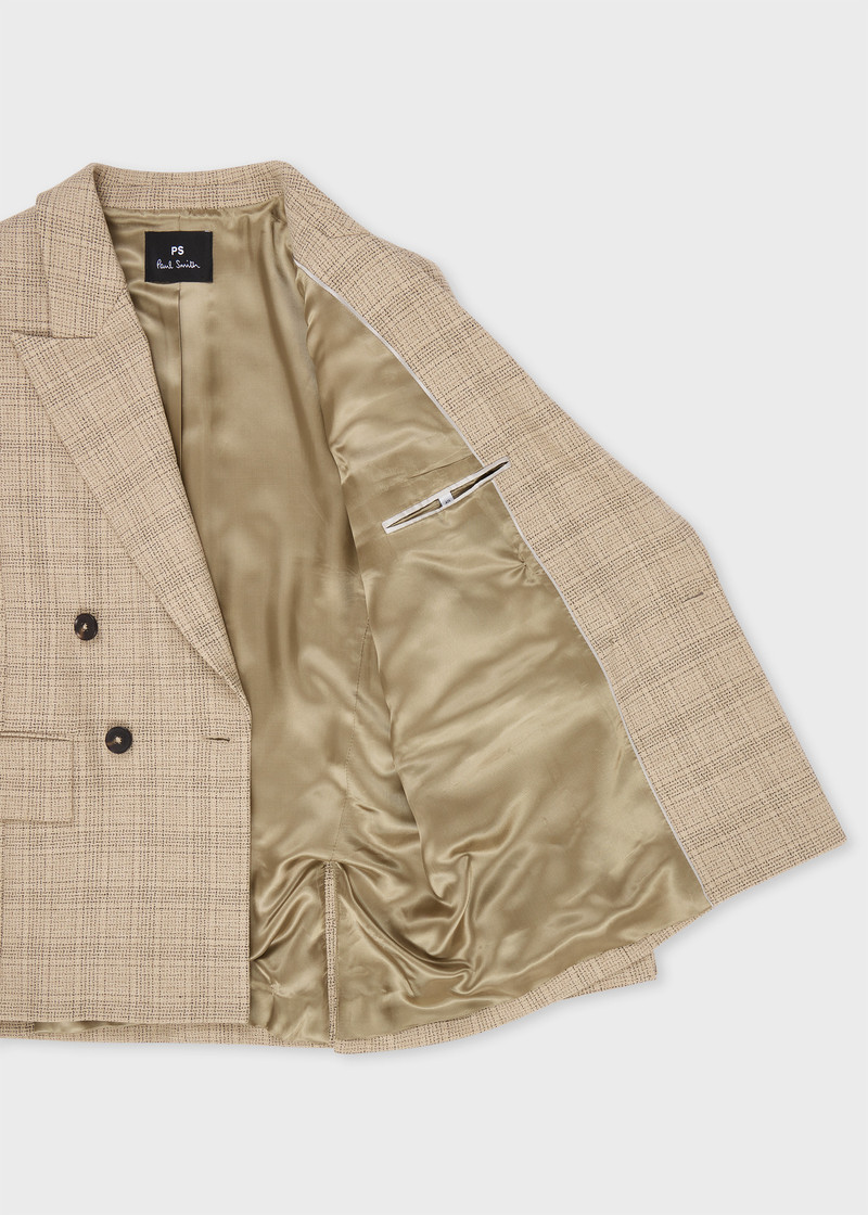 Women's Stone Check Three-Piece Suit 4