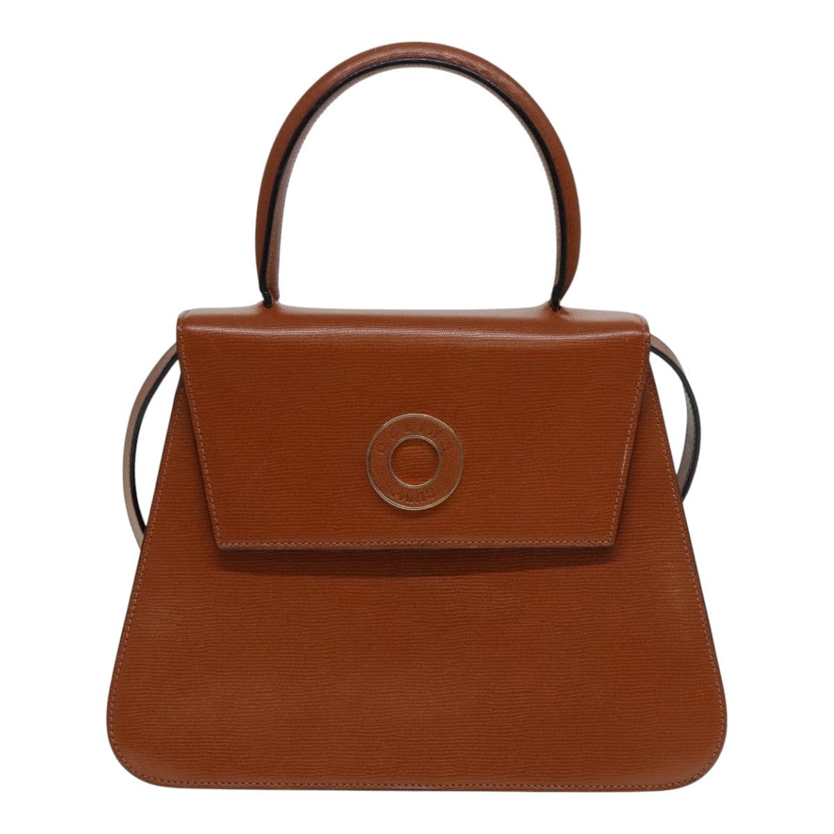 CELINE Hand Bag Leather Brown Gold - 13