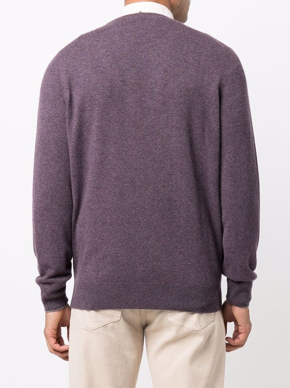 cashmere fine-knit jumper - 4