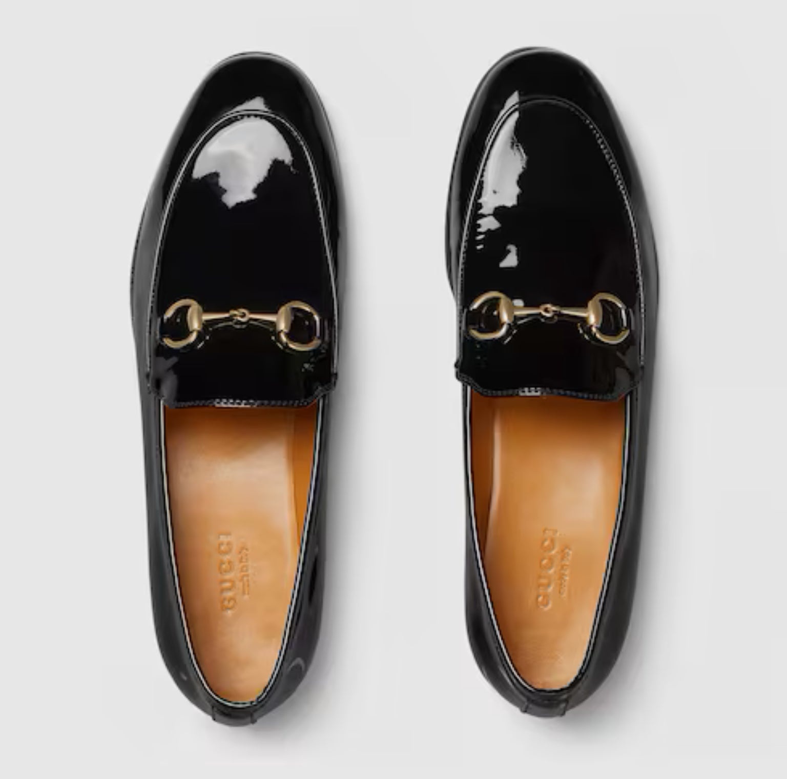 Gucci Jordaan Horsebit Patent Leather Loafers - 3