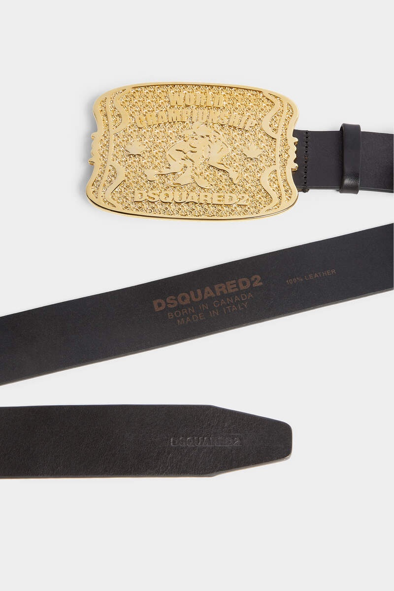 DSQUARED2 BOXEUR PLAQUE BELT - 4