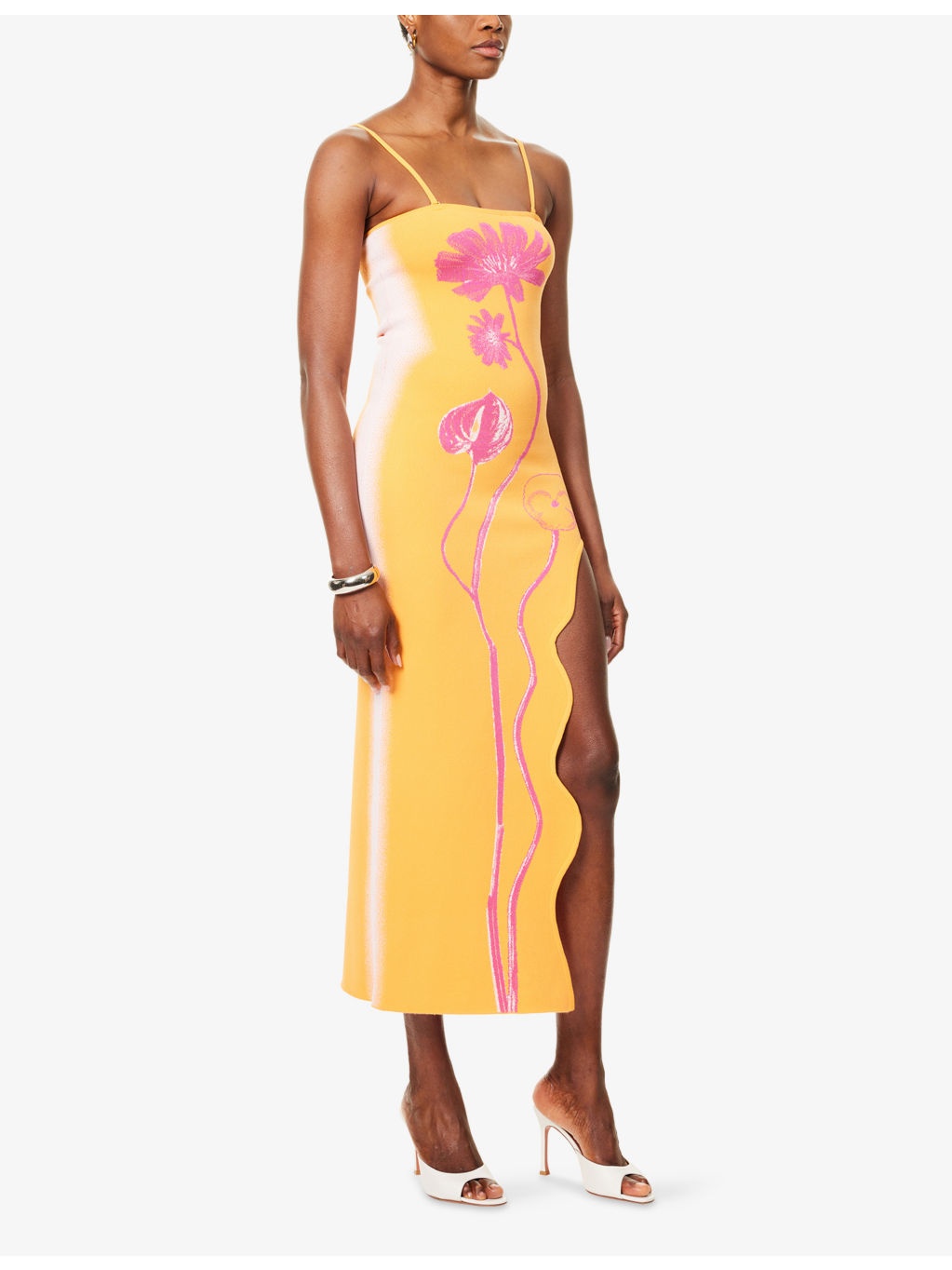 Iris Shoulder Straps Knitted Maxi Dress - 3