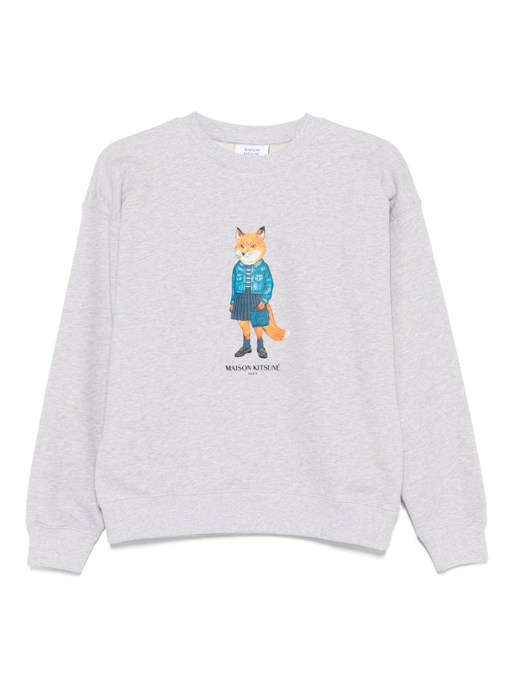 Dressed Fox print sweatshirt - 1