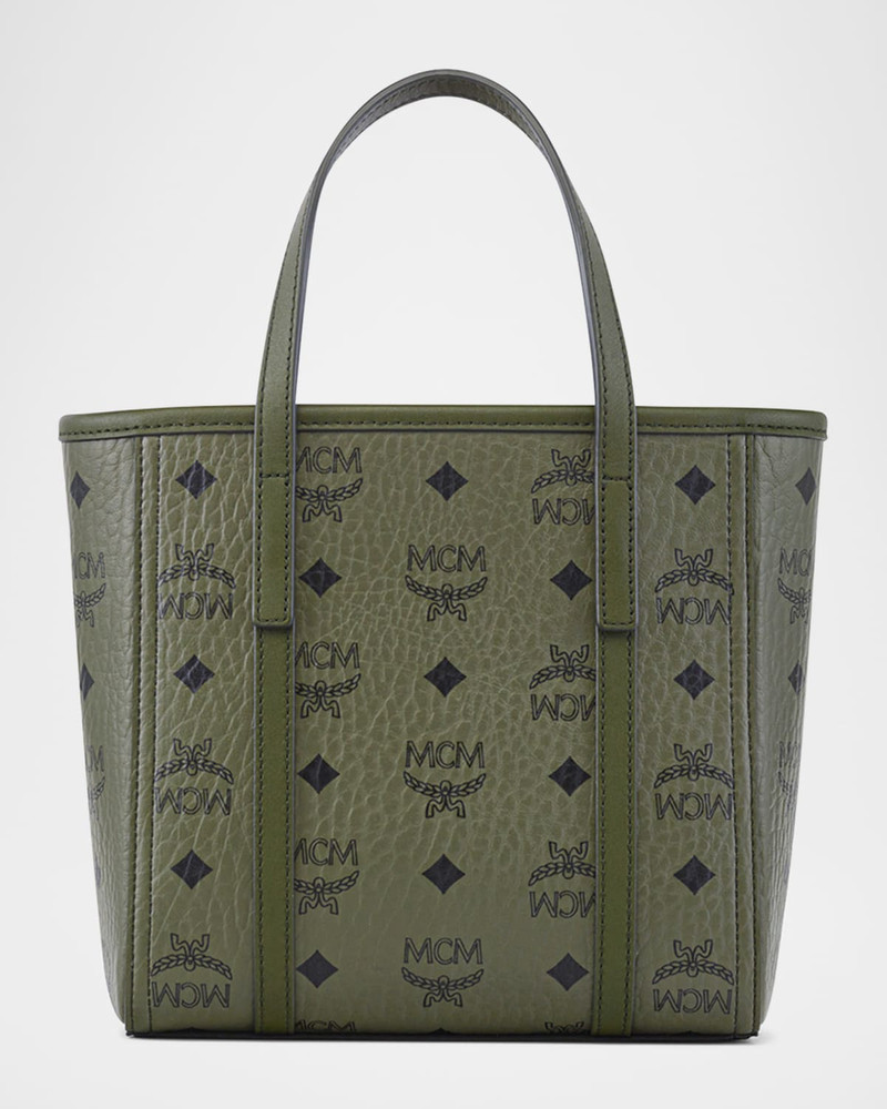 MCM Toni Mini Visetos Shopper Top-Handle Bag outlook