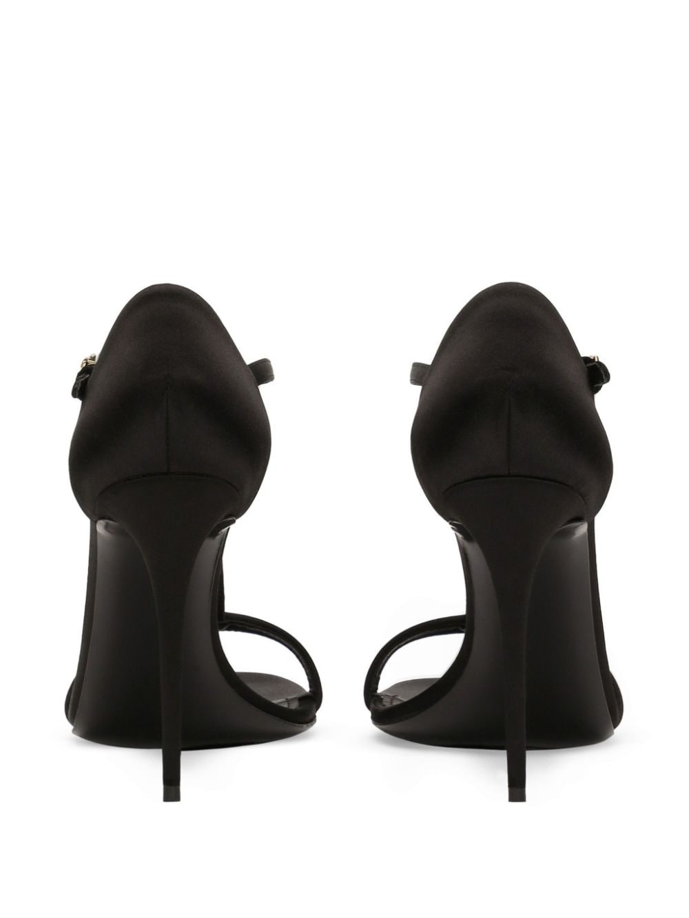 105mm satin T-bar sandals - 3