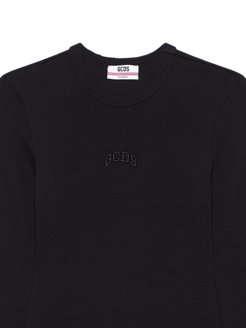 GCDS logo ribbed mini dress outlook