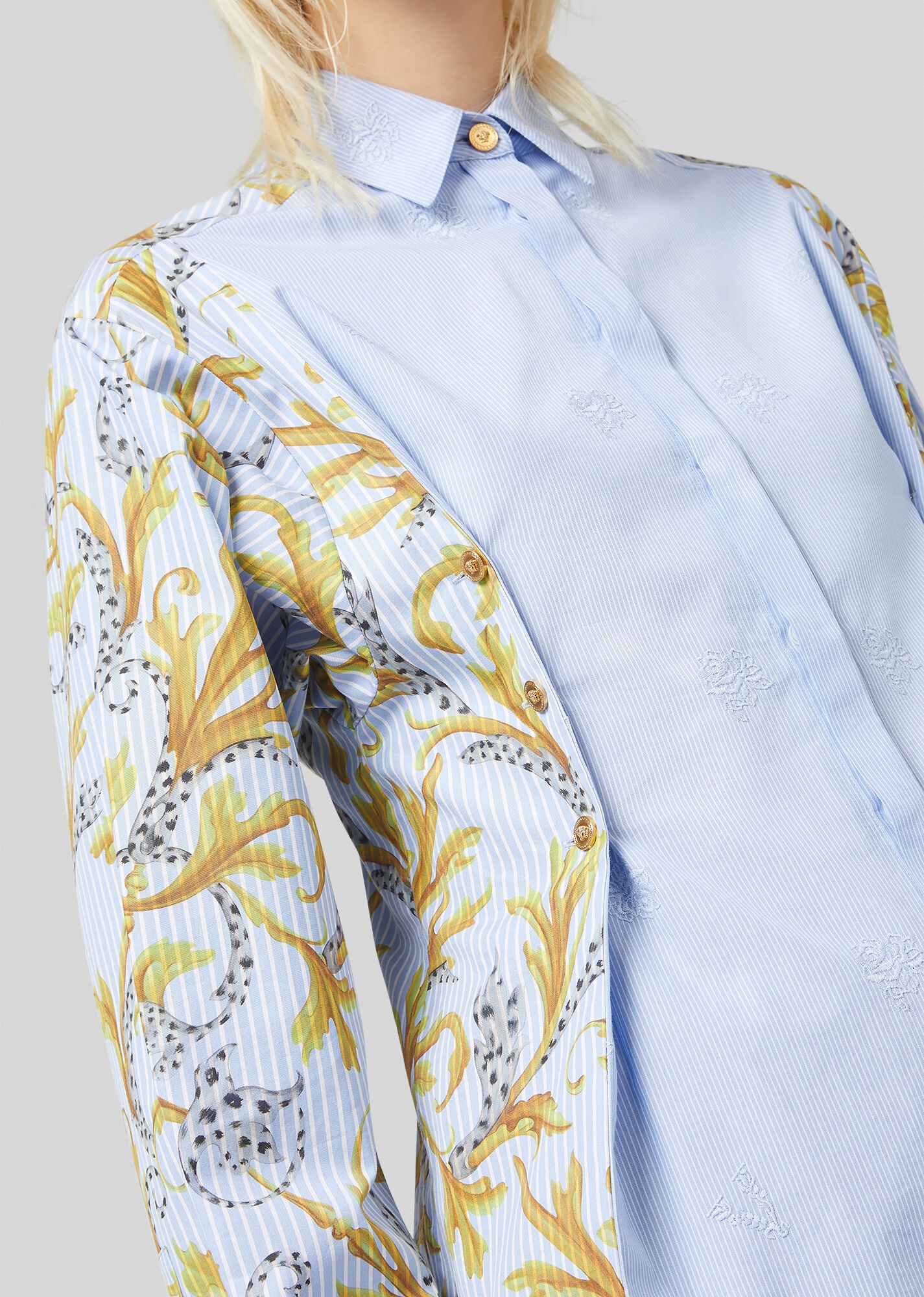 Acanthus Print Cotton Poplin Shirt - 5