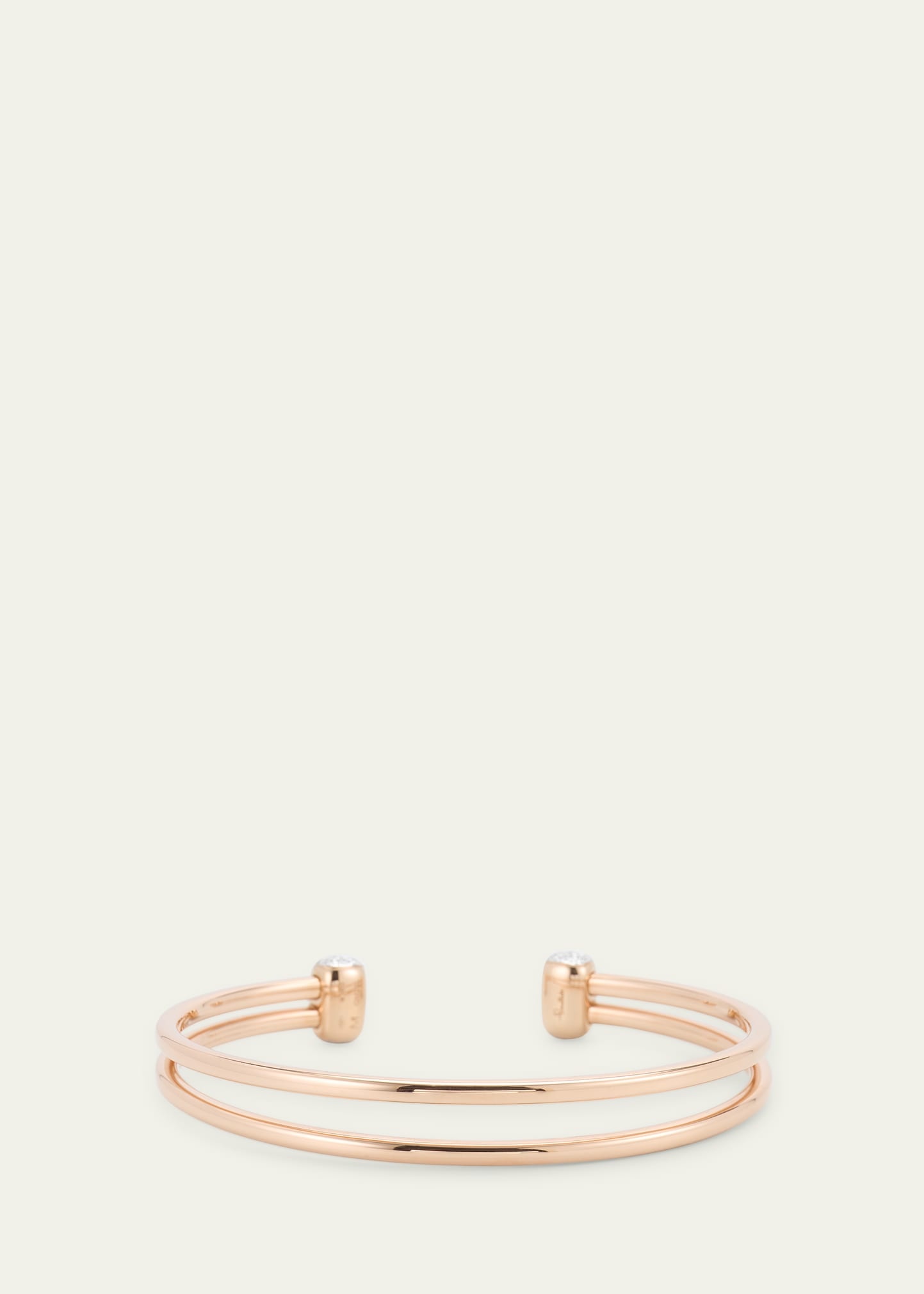 Together 18K Rose Gold Diamond Bangle Bracelet - 4