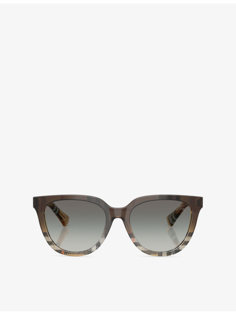 BE4469 Round-Frame Acetate Sunglasses 1