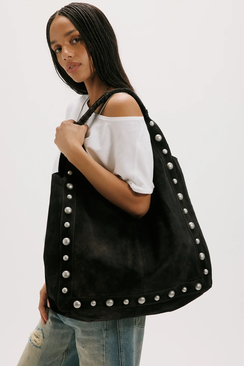 See You Soon Studded Tote - 1