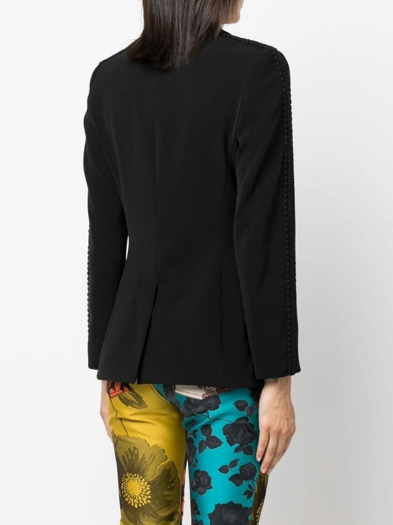 tailored single-breasted blazer - 7