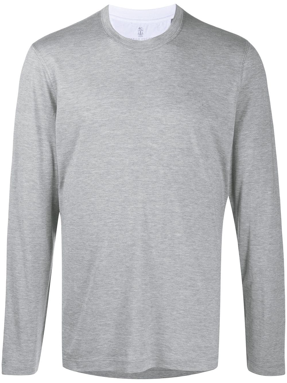 long-sleeved jersey top - 1