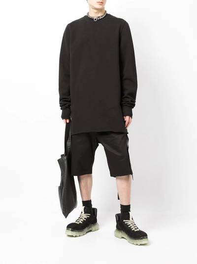 Rick Owens DRKSHDW drop-crotch cotton shorts outlook