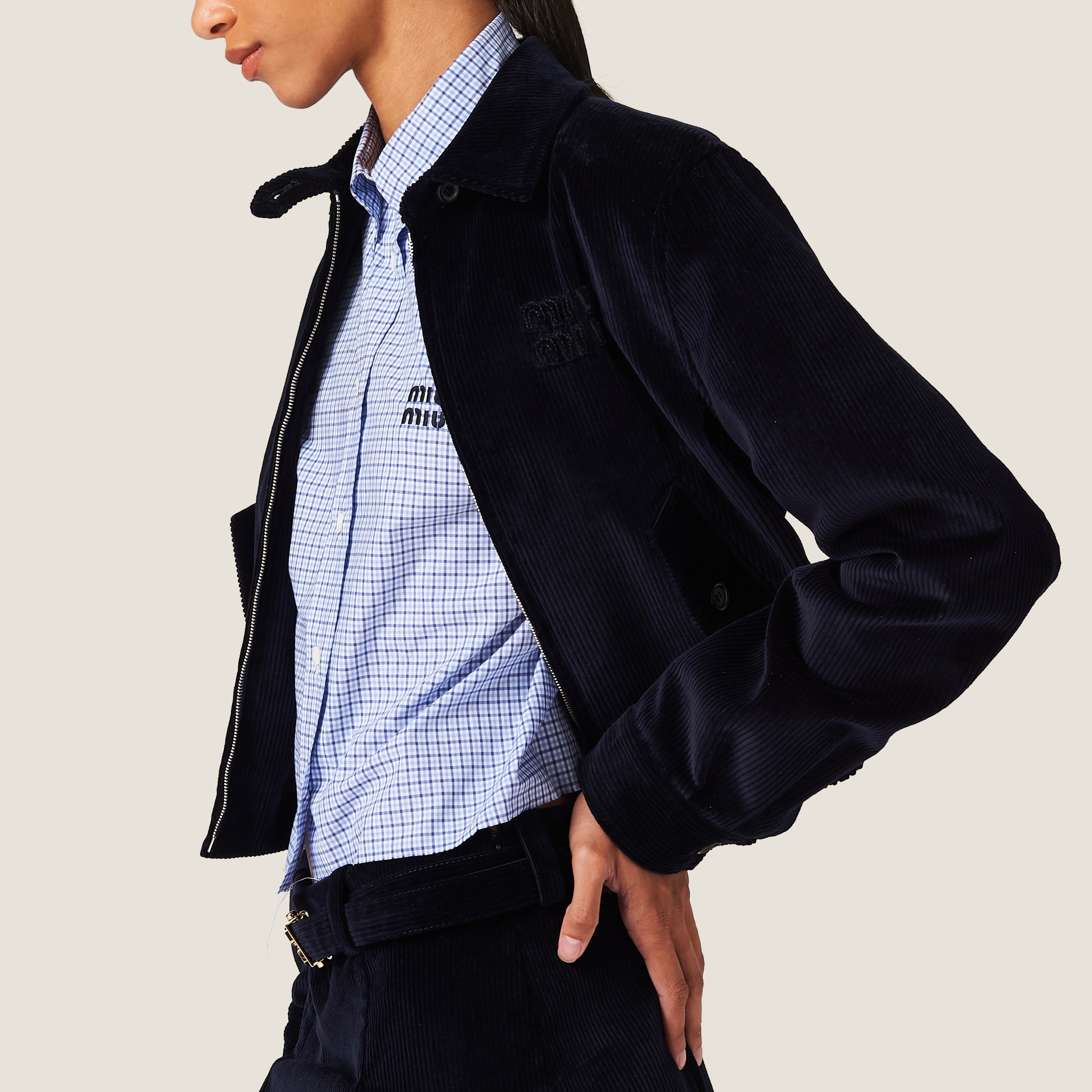 Checked poplin shirt - 4