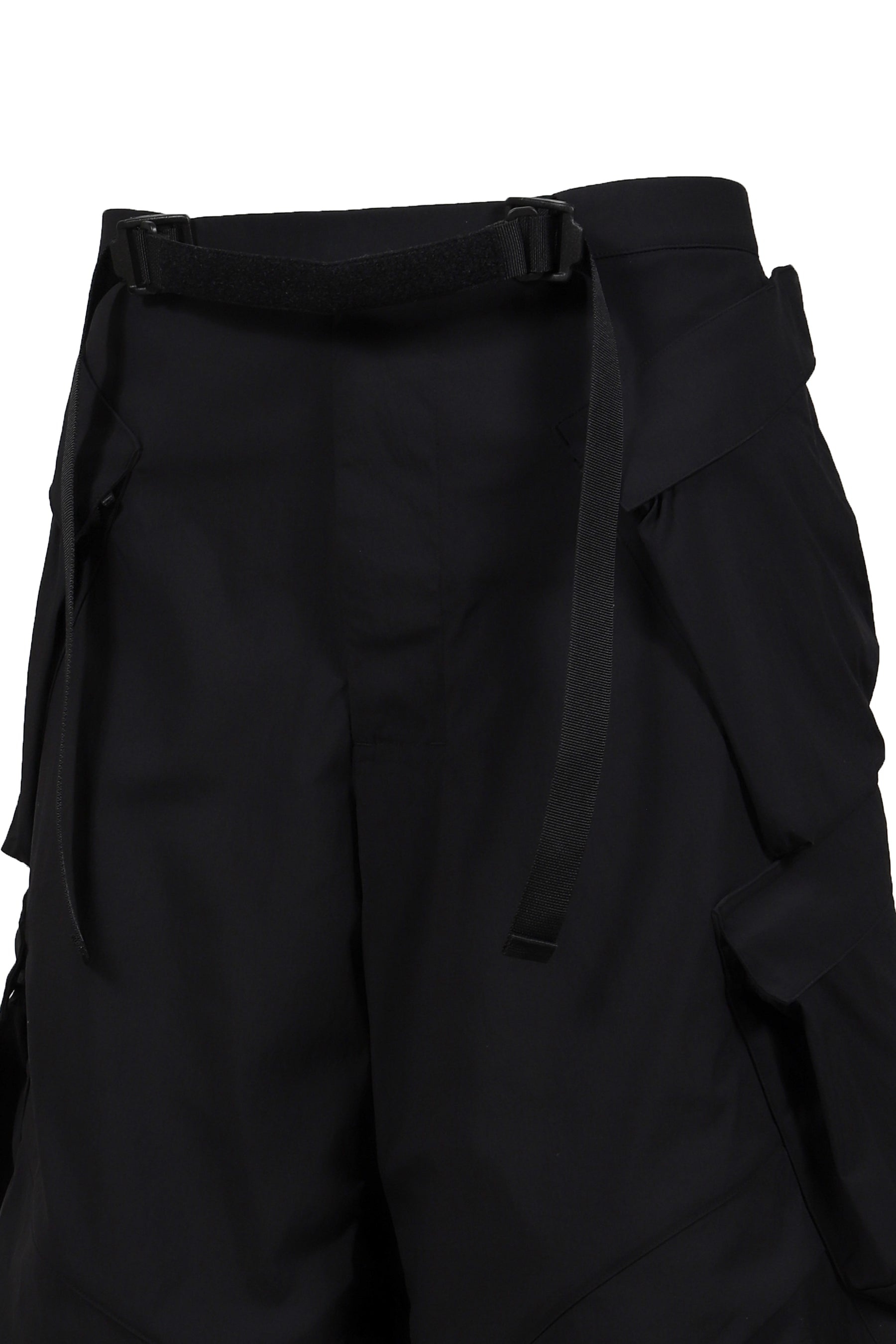 NYLON STRETCH DOUBLE CARGO SHORT PANT GEN. 1 (SP56A-M) / BLK - 5