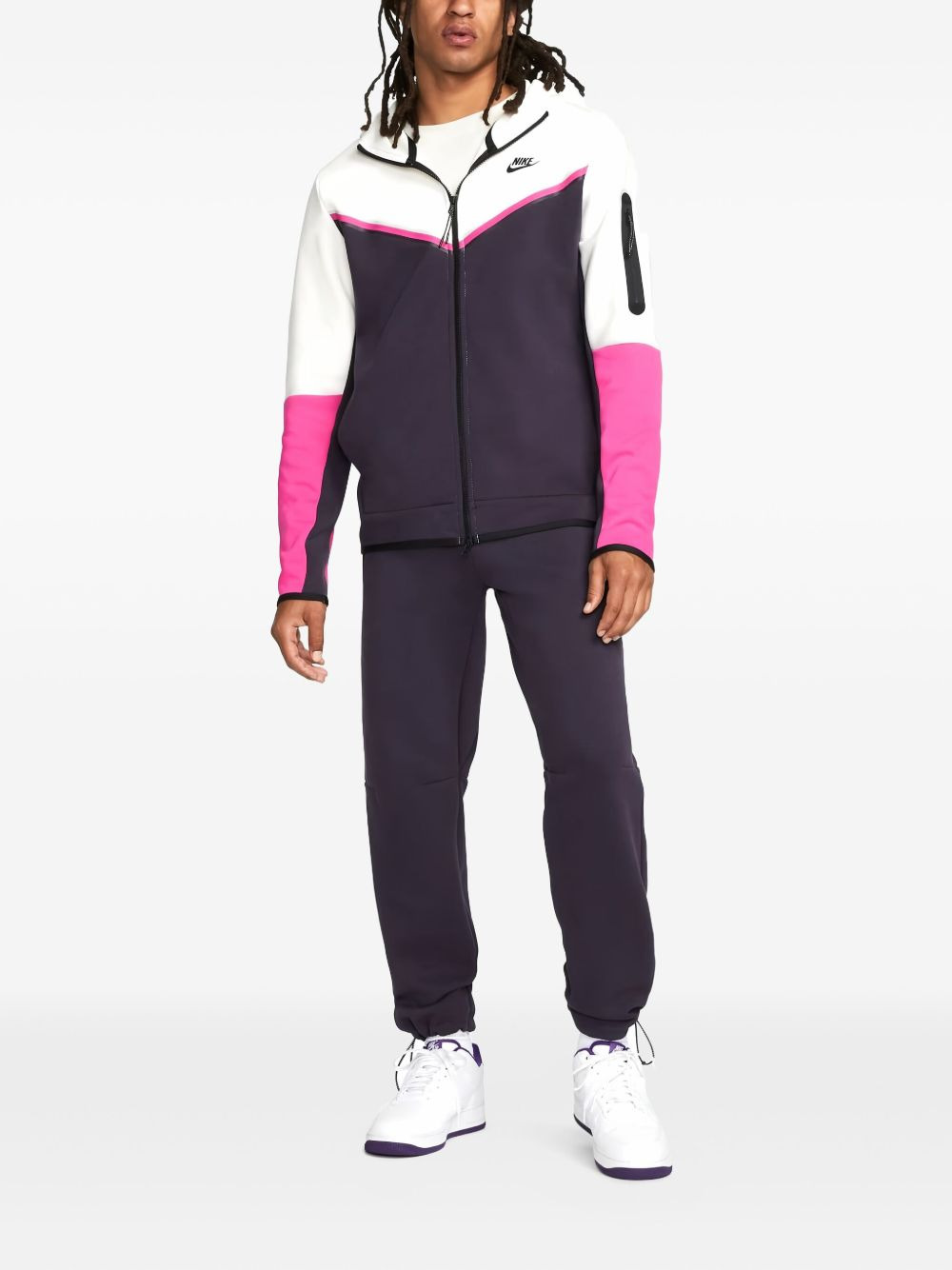 hooded fleece jacket - 2