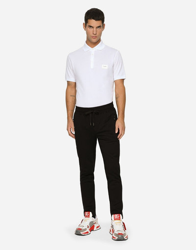 Dolce & Gabbana Jersey jogging pants with branded tag outlook