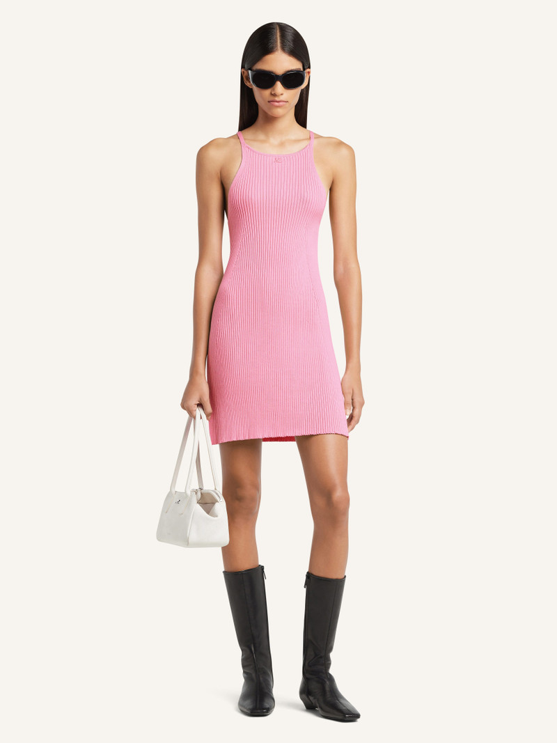 courrèges RIB KNIT A-LINE DRESS outlook