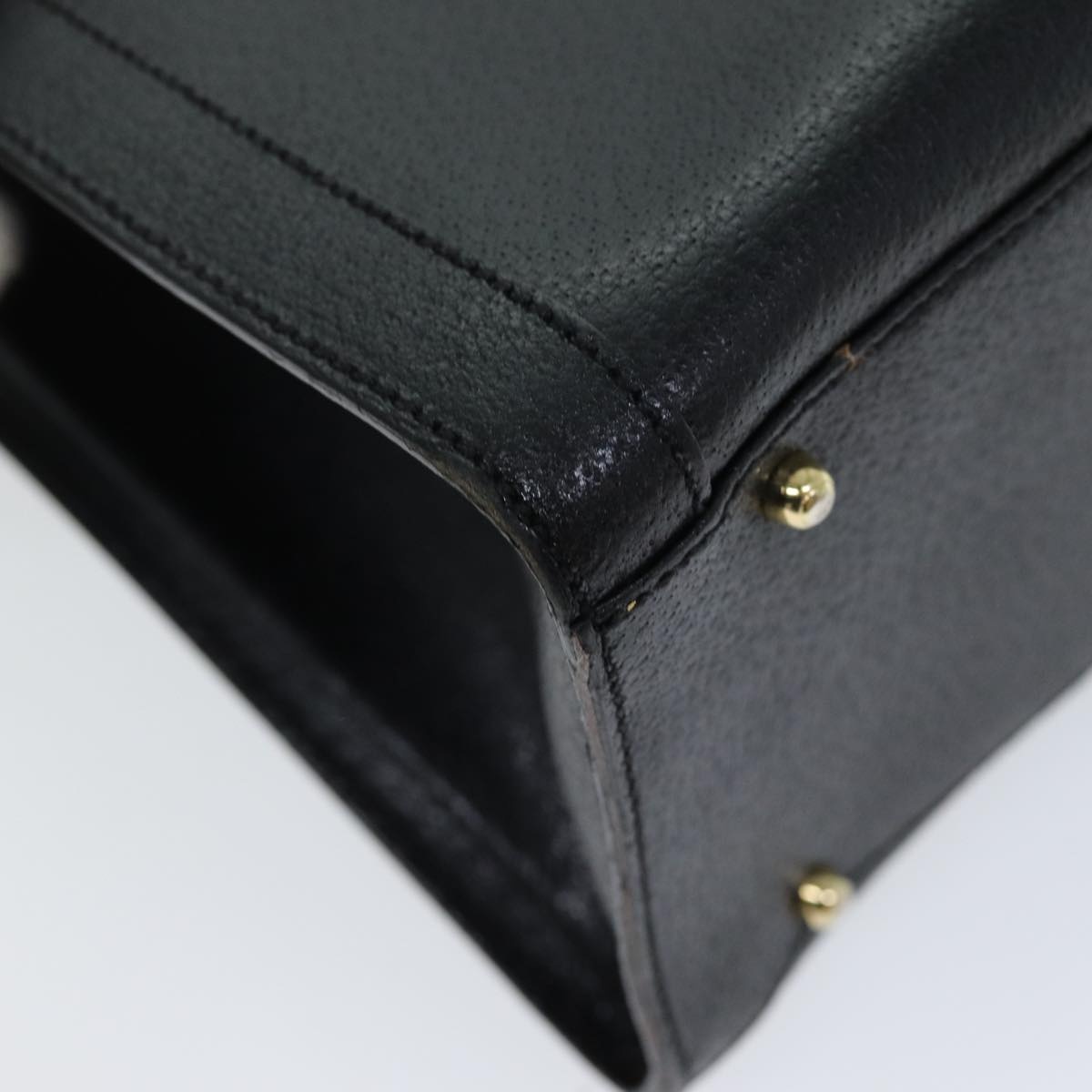 GUCCI Bamboo Hand Bag Leather Black 002 1095 002 1095 - 14