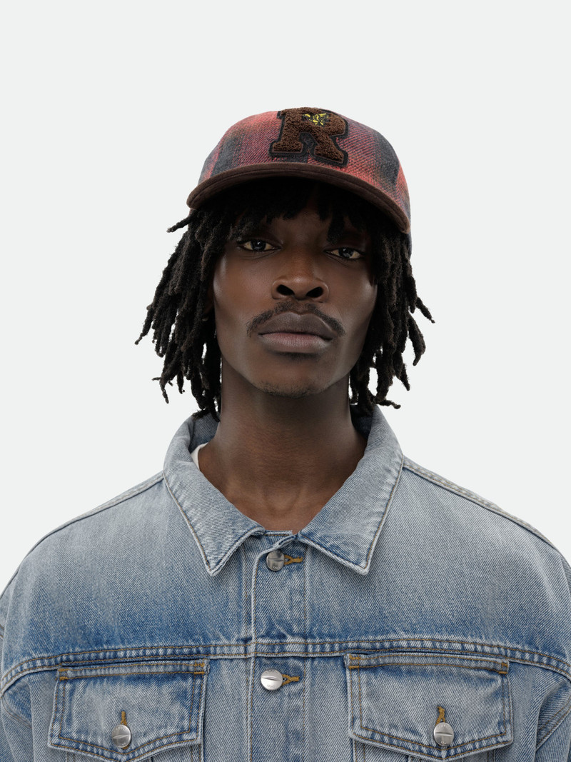Rhude FLANNEL R PATCH 6-PANEL HAT outlook
