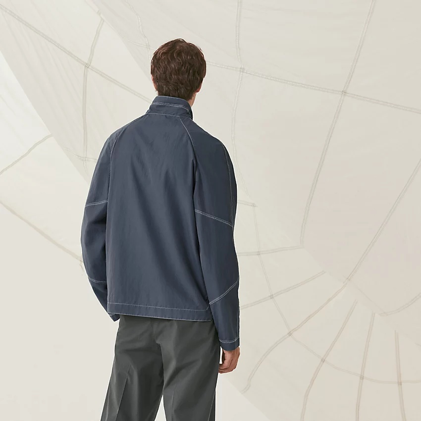 Sweater with zipped high collar - 2