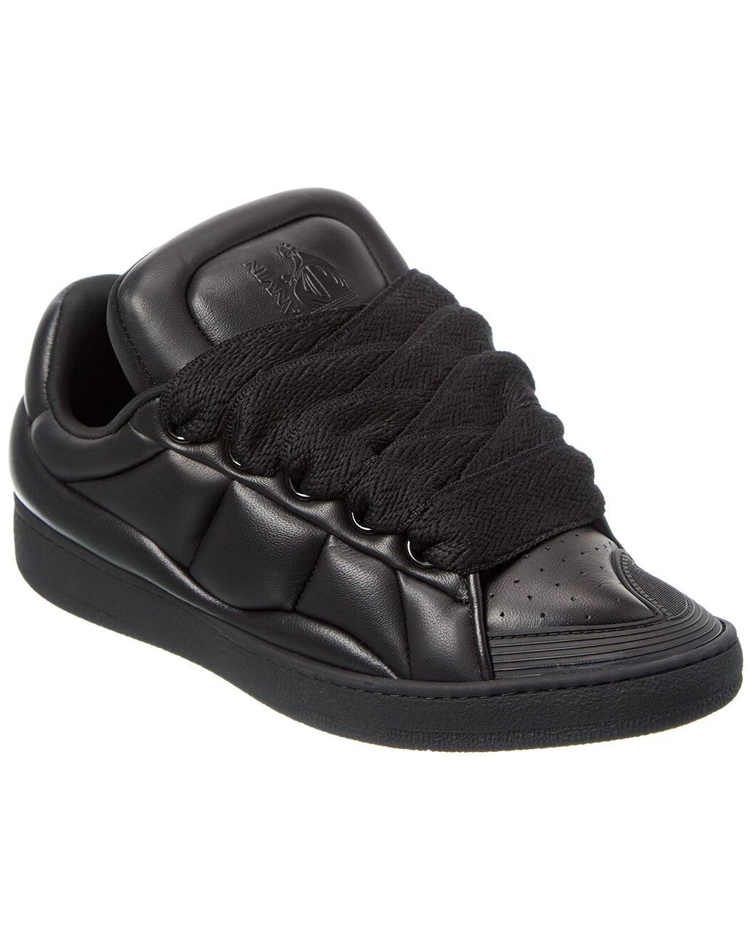 LANVIN Basses Curb XL Leather Sneaker - 1