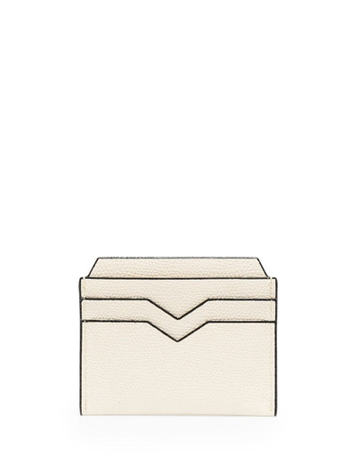 Valextra leather card holder outlook