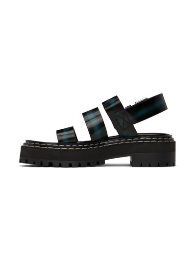 Proenza Schouler Black Lug Sandals outlook
