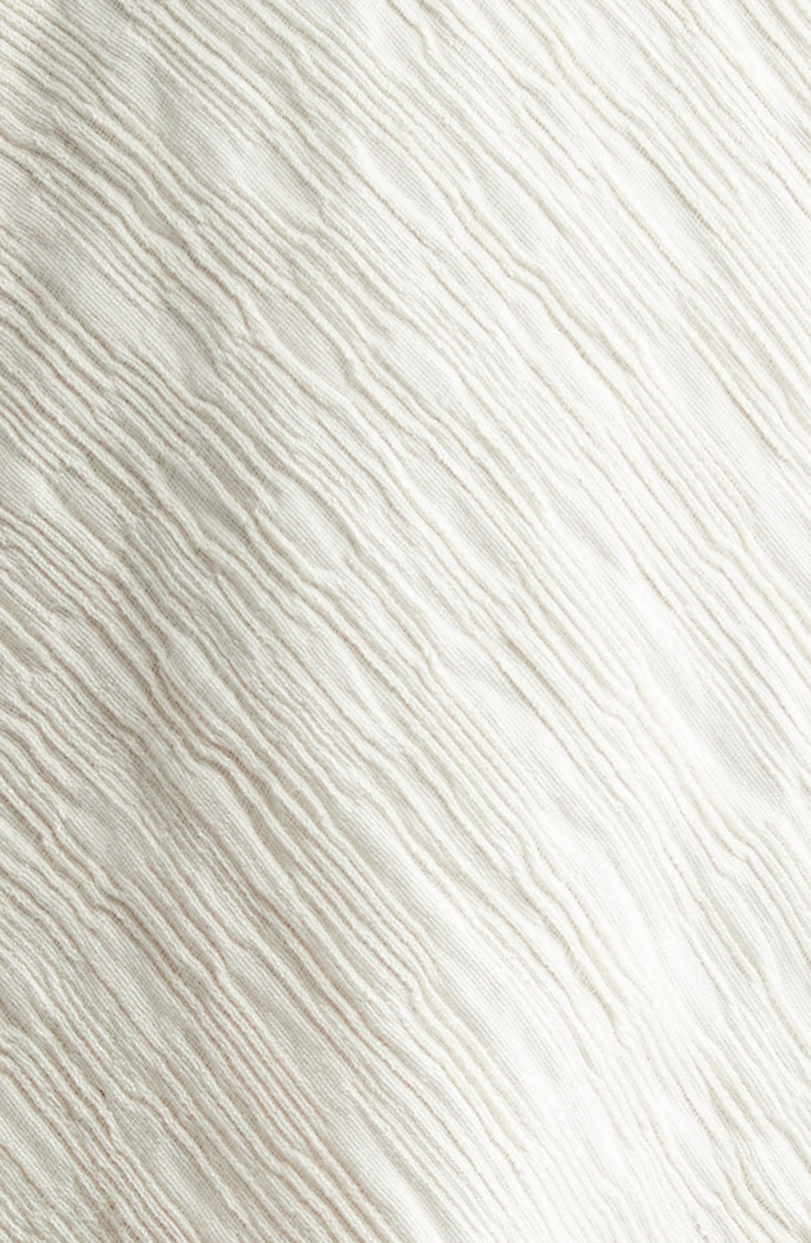 TOTEME Crinkle Texture Knit Top in Cream at Nordstrom - 7